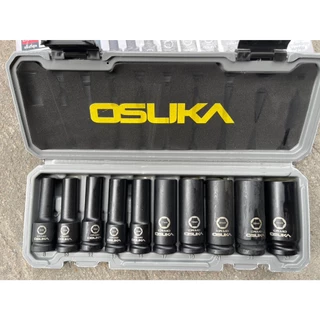 [CR-MO] Osuka ชุดลูกบล็อกลม ลูกบล็อกกระแทก ขนาด 1/2" (4 หุน) แบบยาวOSAF3211 เดือยโผล่หกเหลี่ยมOSAF3212 แบบผสมOSAF3213