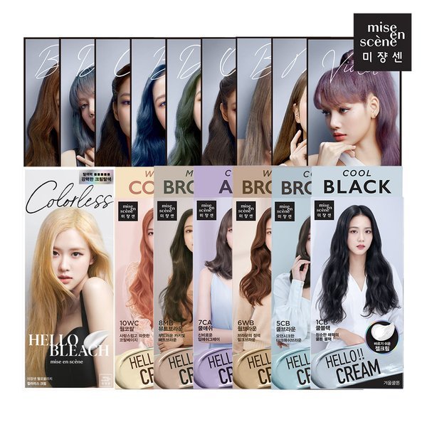 💇‍♀️"พร้อมส่ง โฟมเปลี่ยนสีผม 💇‍♀️ Mise En Scene Hello Bubble Foam Color