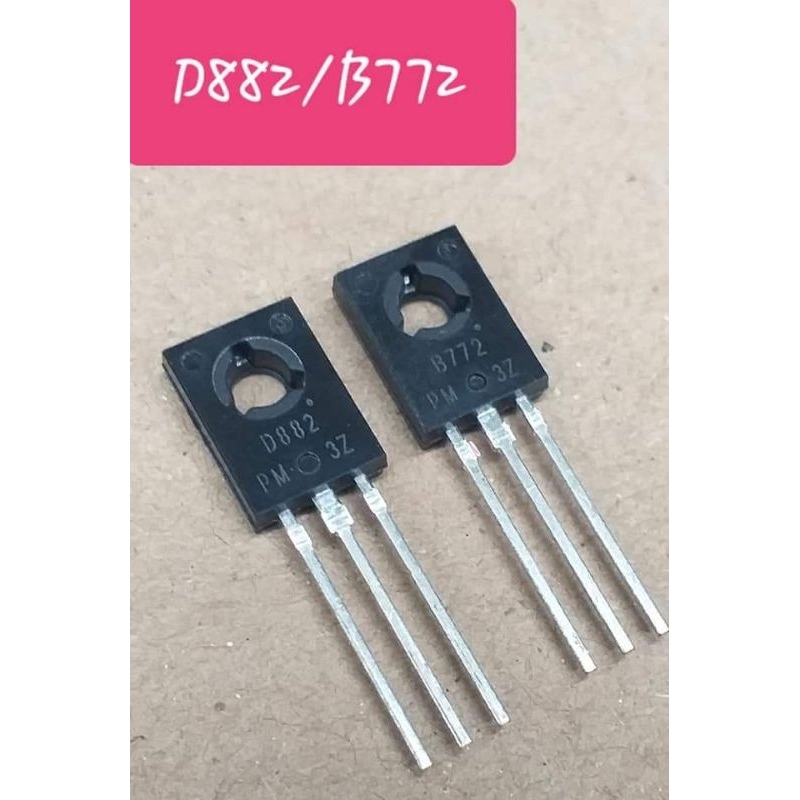 D882/B772 Transistor (3Amp/30Volt)(ของแท้)