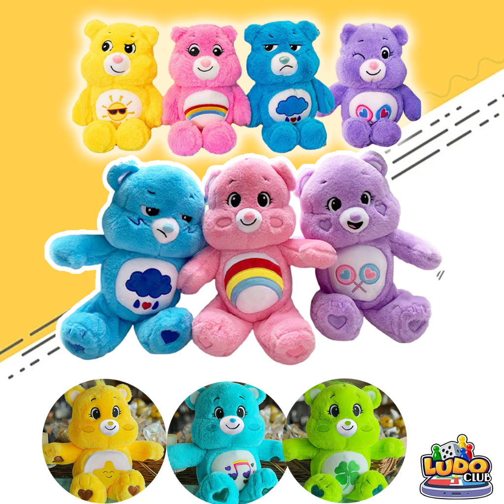 Care Bears 27-35CM ตุ๊กตาแคร์แบร์ตุ๊กตาแคร์แบร์พร้อมส่ง มีสีต่างๆให้เลือก