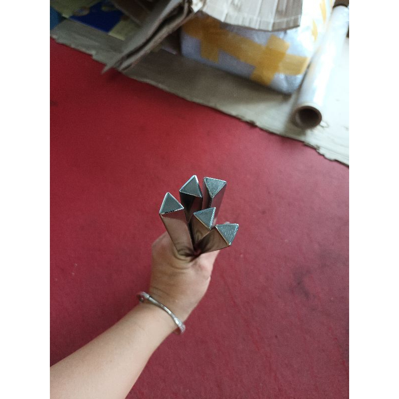 แกนพับทองพับสามเหลี่ยมขนาดยาว 33 cm