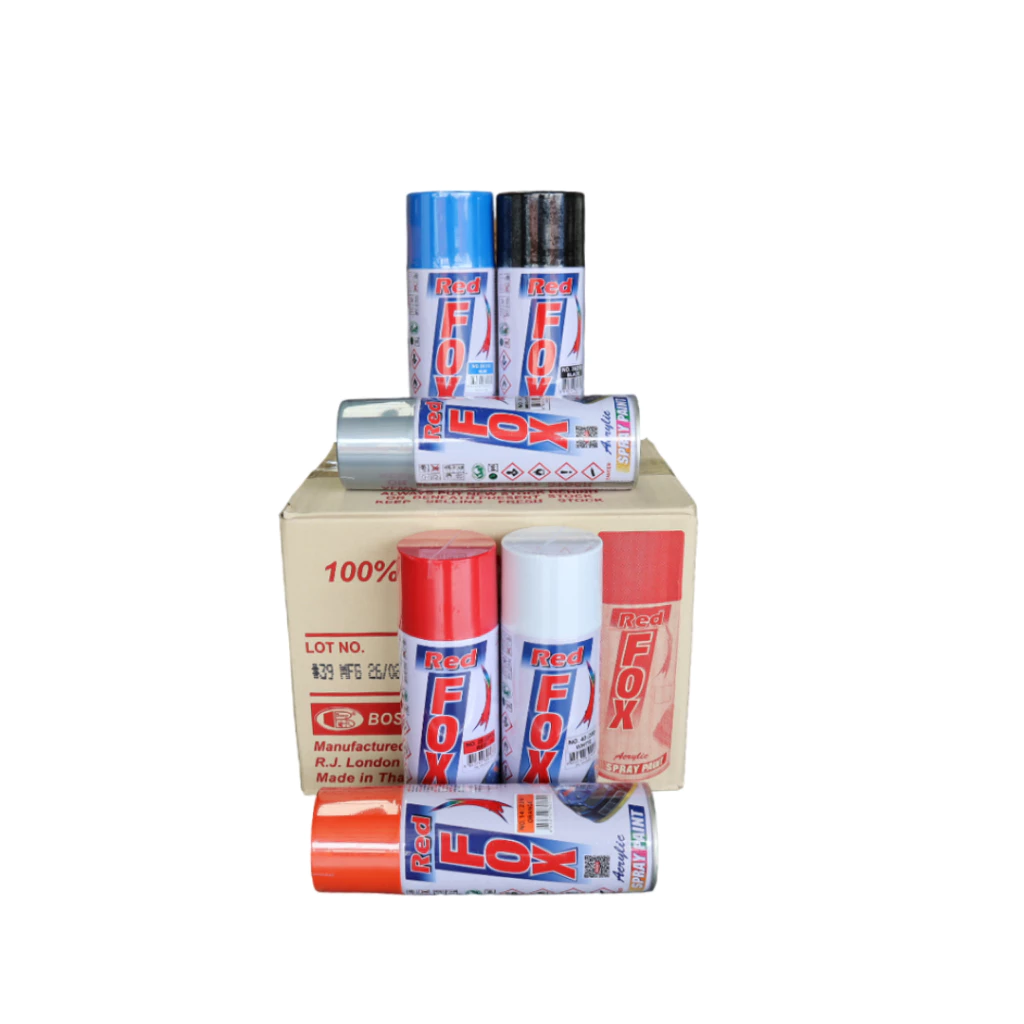 Red FOX BOSNY สีสเปรย์ พ่นรองพื้น กันสนิม มีส่วนผสมของสารอะคริลิค แท้ 100% ขนาด 400 cc thumbnail 5