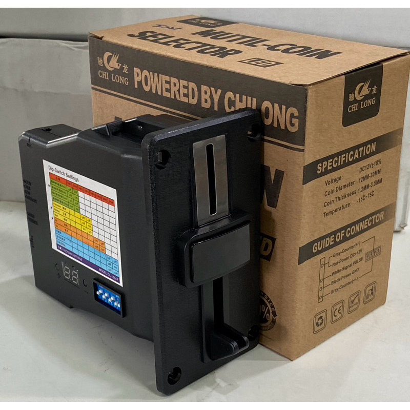 สล็อตเหรียญรวม CL รุ่น CL-168AF หน้าดำ รับเหรียญ1.2.5.10 บาท