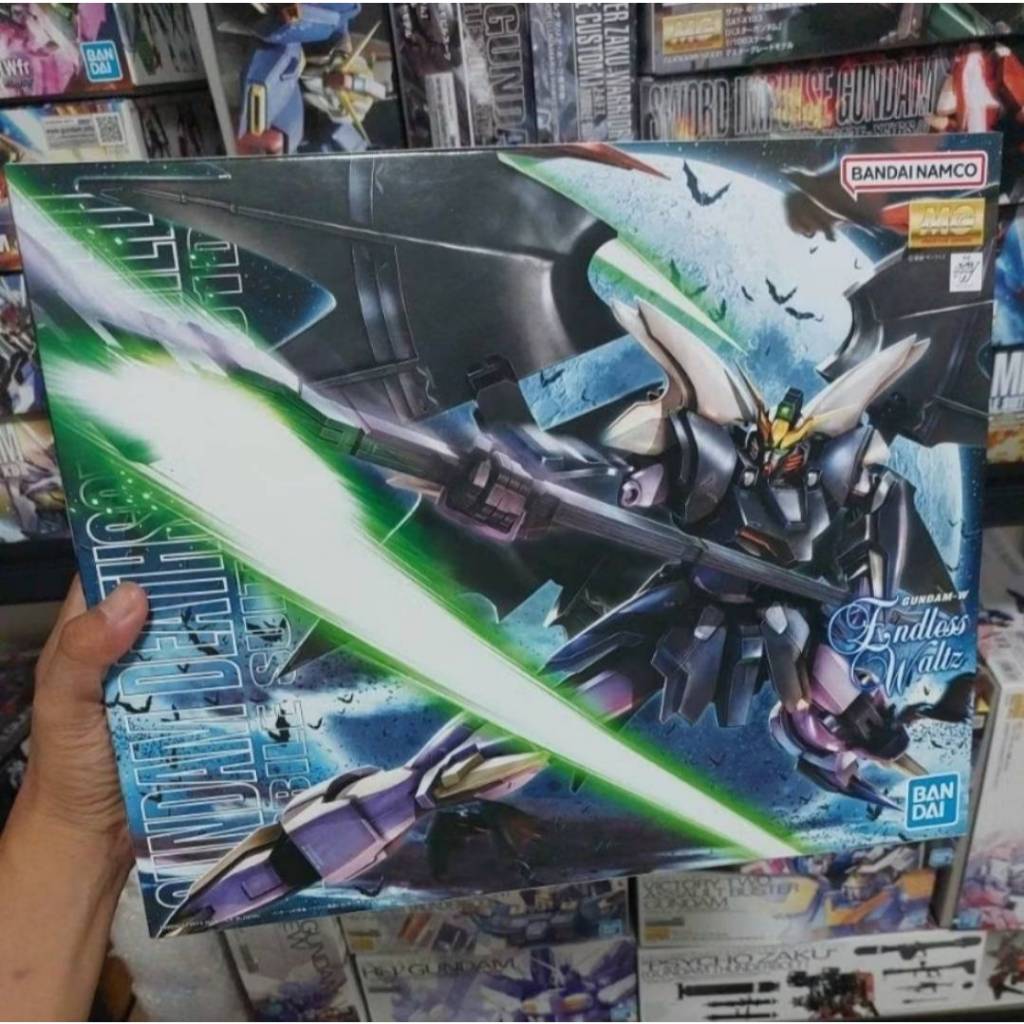 🟢🟢 ( พร้อมส่ง ) MG 1/100 DEATHSCYTHE HELL GUNDAM - BANDAI -