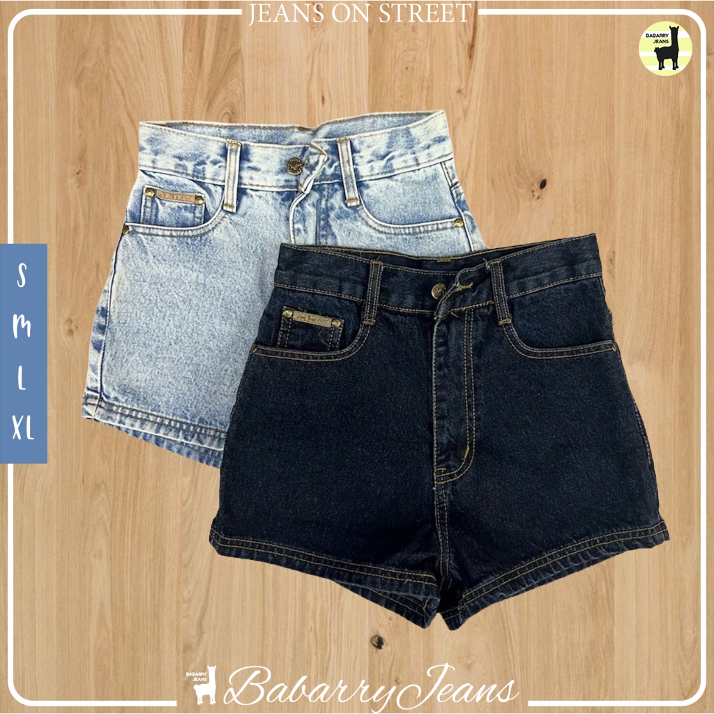 BabarryJeans ยีนส์ขาสั้น รุ่นคลาสสิค (ORIGINAL) เอวสูง ผญ