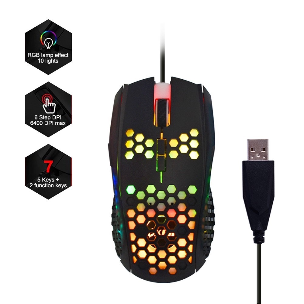 OKER GAMING MOUSE  E-SPORTS GAMING MOUSE 7D รุ่น GM-56