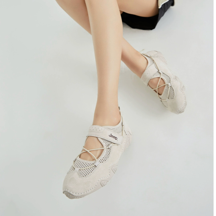 (ใส่โค้ทลดเพิ่ม30%)(Pre order)Jeep x The spirit of adventure Marry Jane shoe รองเท้า Jeep