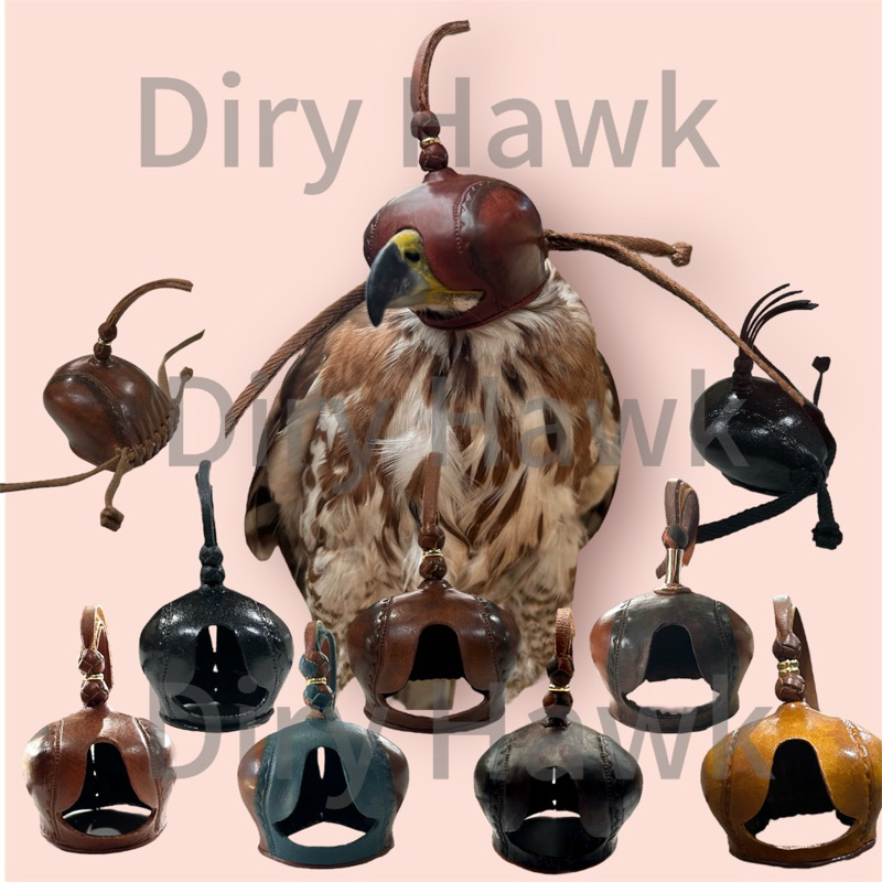 ฮู้ดเหยี่ยวขนาดกลาง Falconry hood เขาหงอน ลักเกอร์