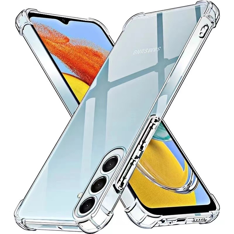 Galaxy A57 5G/A37 5G/F17 5G/M17 5G/A07/A17 2025/A26 5G/A56 5G/A36 5G/A16 5Gเคสใสกันกระแทกแบบคลุมกล้องSamsung A06 5G/4G
