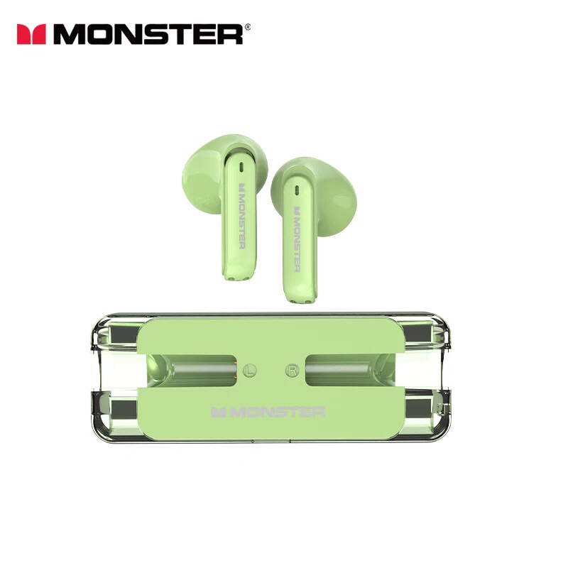 หูฟัง Monster XKT08 TWS หูฟังบลูทูธไร้สาย 5.3 HiFi ลดเสียงรบกวน ของแท้