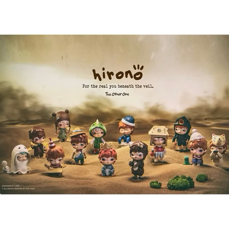 (พร้อมส่ง) Hirono V1 กล่องสุ่มจาก POP MART เช็คการ์ด ไม่แกะซอง