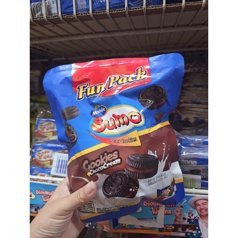 Sumo mini cookies ซูโม่มินิคุกกี้9กรัม 12ห่อ