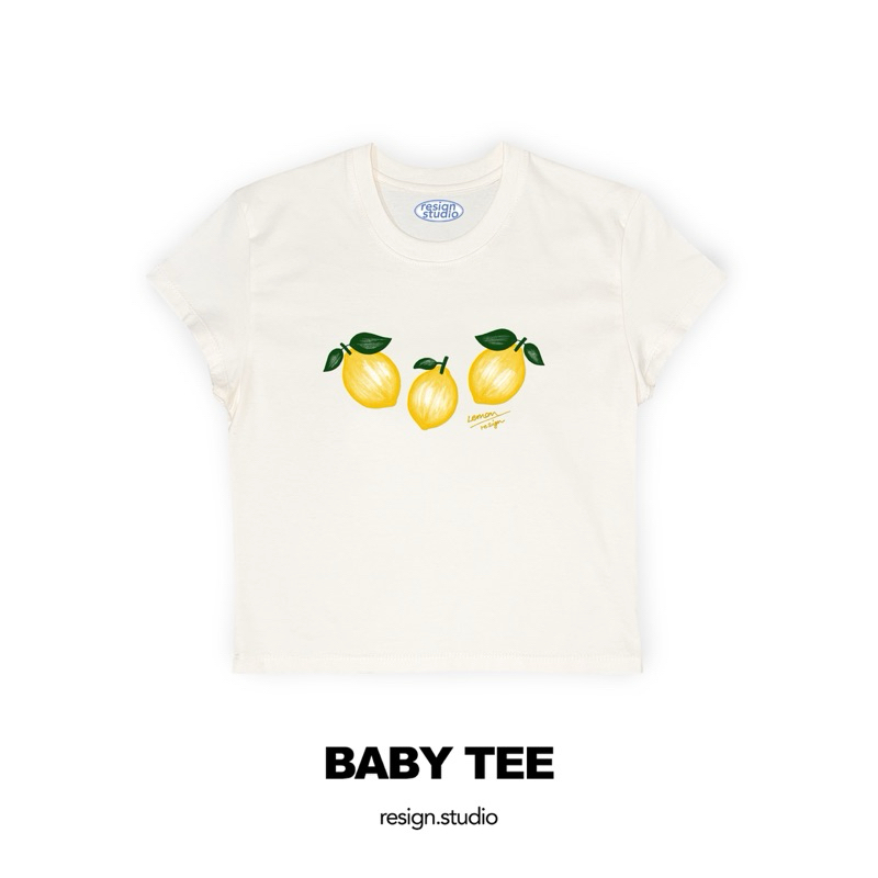 resign studio - babytee ลาย Lemon