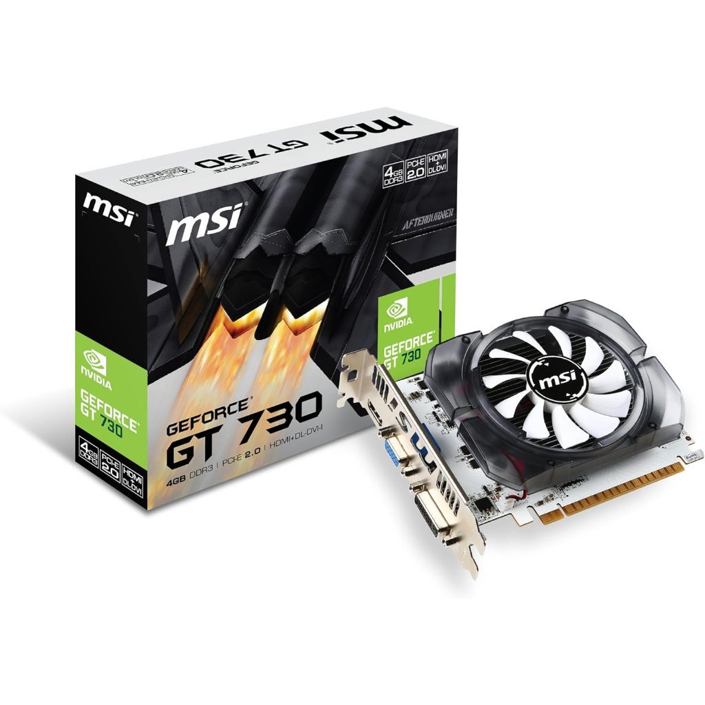 VGA MSI GEFORCE GT 730 4GD3V2 - 4GB DDR3 [N730-4GD3V2] -3 Years