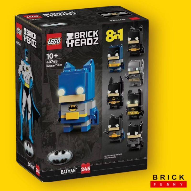LEGO® BrickHeadz™ Batman™ 8in1 Figure 40748 สินค้าใหม่ กล่องสวย พร้อมส่งครับ