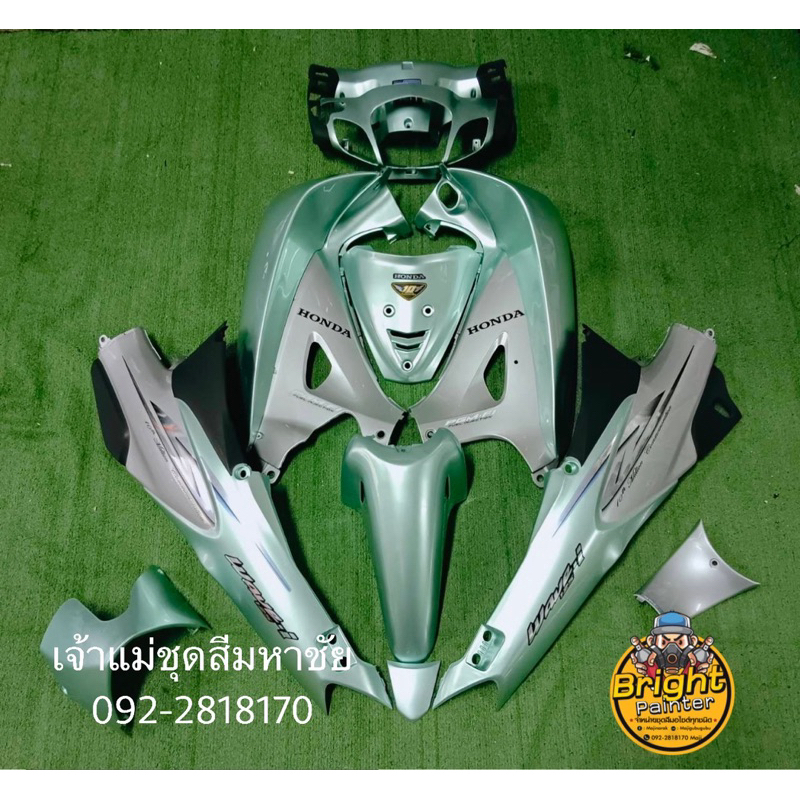 เวฟ125S-สีเขียวลิมิเต็ดอ่อนตัดเทาอ่อน-1ชุดมี13ชิ้น/เวฟ125R-1ชุดมี12ชิ้น มีทั้งกุญแจเล็ก/ใหญ่ สั่งสีเพิ่มเติมได้ทักแชทจ้า