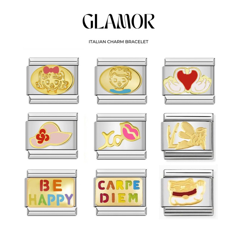 ชาร์ม กำไล Italian Charm Bracelet