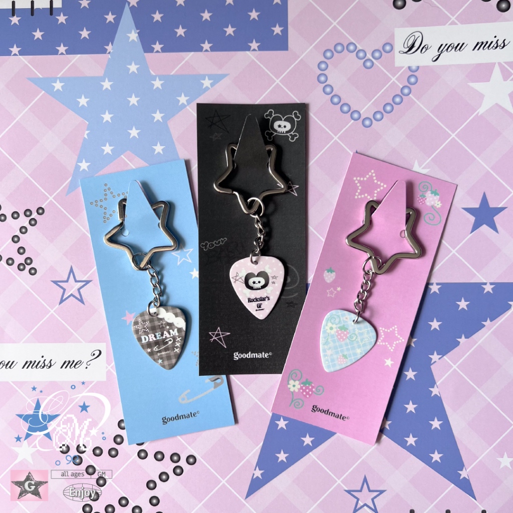 [Goodmate] Guitar Pick : Keyring พวงกุญแจปิ๊กกีตาร์