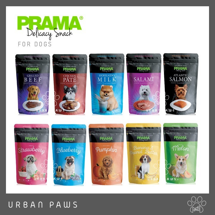 ขนมสุนัข PRAMA Delicacy Snack ขนาด 50-70 g