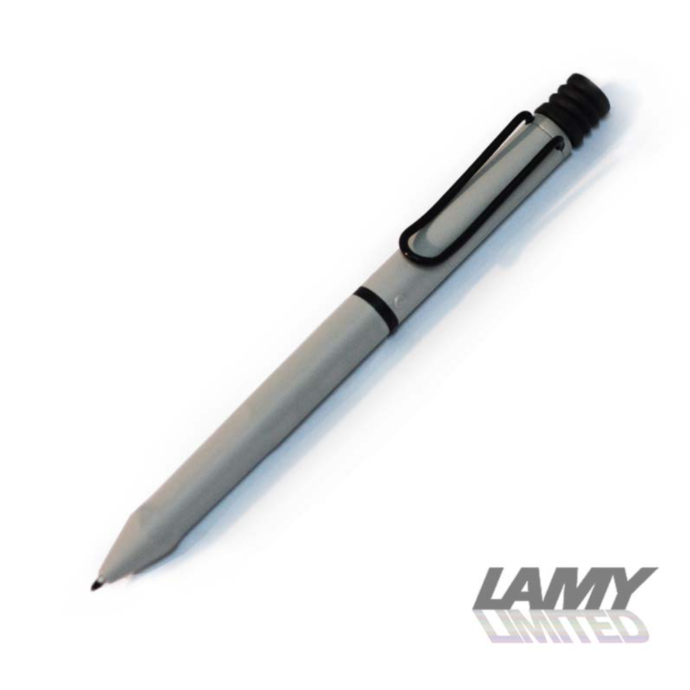 Lamy Safari Twin Pens Griso Gray With Black clip (ปากกา-ดินสอลามี ด้ามสีเทาคลิปสีดำ)