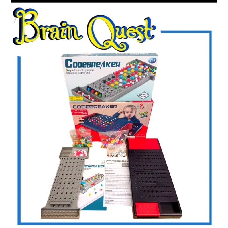 👑Brain Quest👑บอร์ดเกม เกมส์ครอบครัว Code Breaking Game เสริมสร้างความรู้ ความคิด