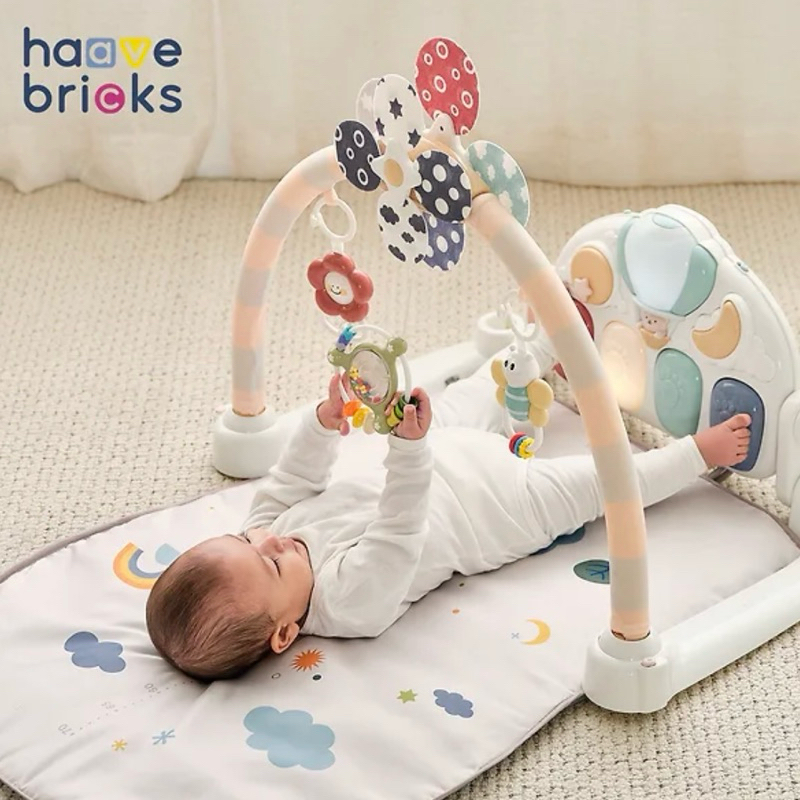 💕พร้อมส่ง💕 🇰🇷 [Haave Bricks] Pinwheel Baby Gym: ที่พัฒนาร่างกายสำหรับเด็กเล็ก เบบี้ 👶🏻