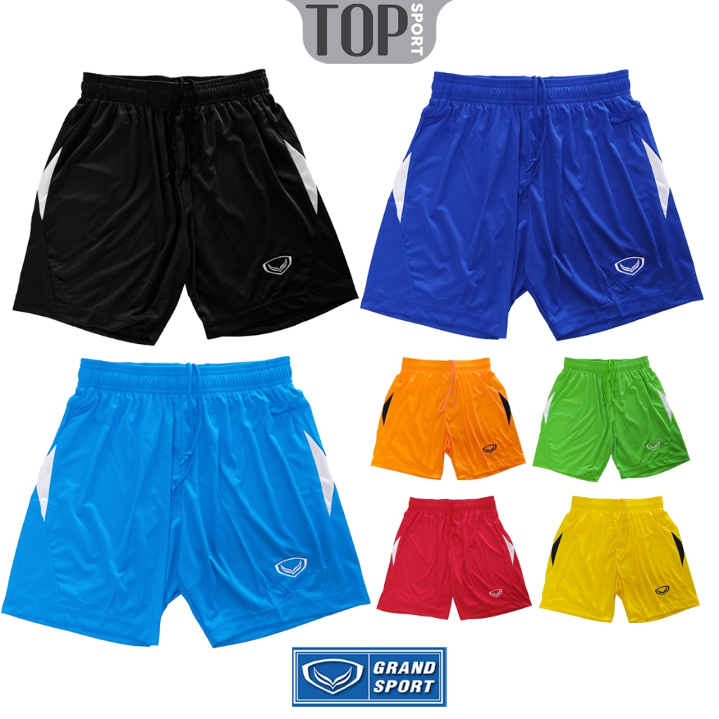 กางเกงฟุตบอลตัดต่อ GRAND SPORT 01556 01486 กางเกงขาสั้น บางเบา สวมใส่สบาย