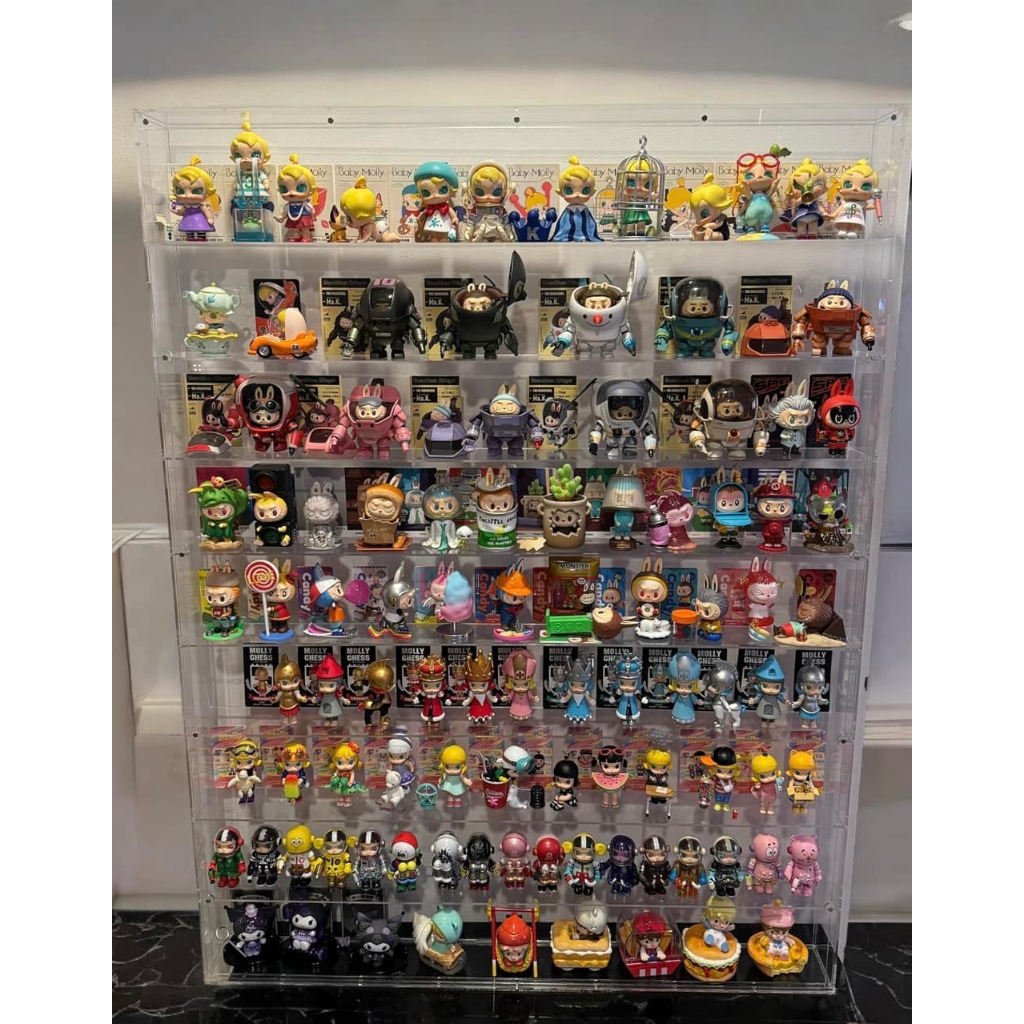 ตู้โชว์ แบ่ง 9 ชั้น สำหรับใส่โมเดล ฟิกเกอร์ต่างๆ เช่นArttoy, Popmart, Molly