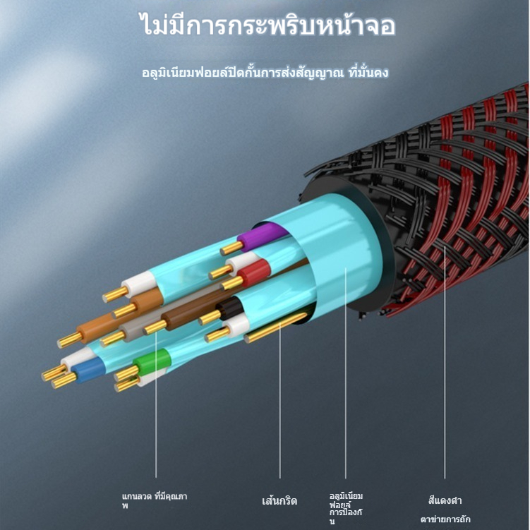 5m/10m สายสัญญาณ Hdmi สาย HDMI CABLE M/M ใช้กับจอคอมพิวเตอร์ จอทีวี จอโปรเจ็ตเตอร์ยาว - รูปที่ 6