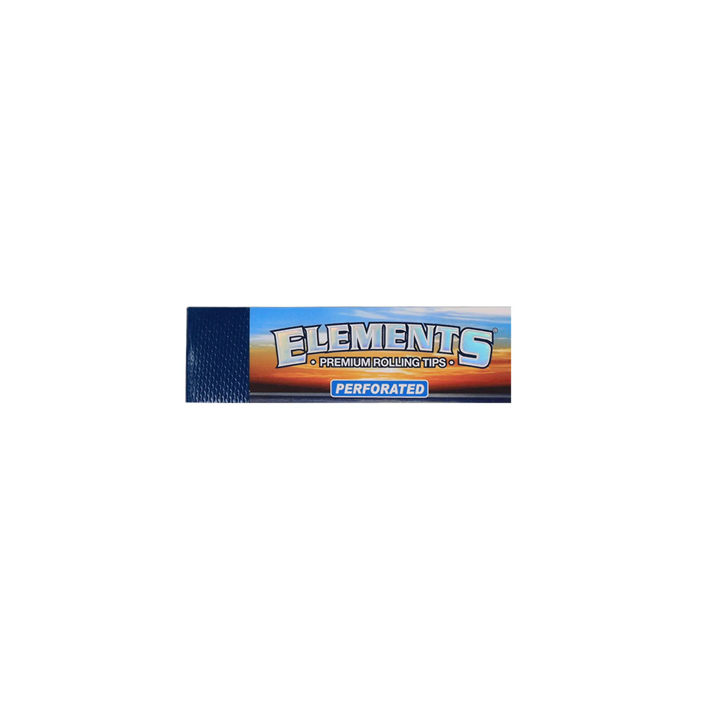 กระดาษโรล Elements Perforated Rolling Tips กระดาษกรองพับได้มีรอยปะ 50 ทิปต่อเล่ม