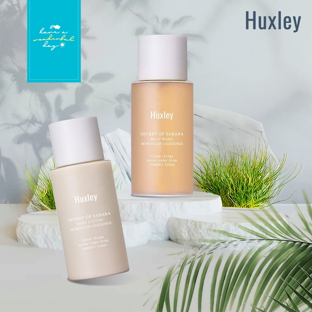 🇰🇷 Huxley Body Wash และ Lotion กลิ่น Moroccan Gardener ขนาด 30ml ทำความสะอาดผิวและบำรุงอย่างล้ำลึก