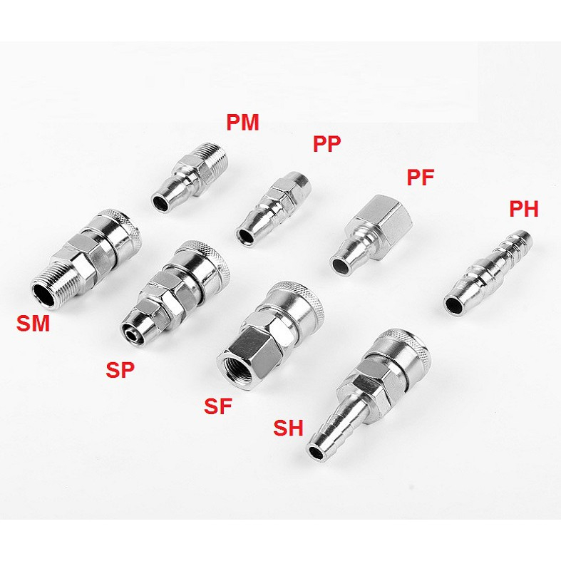 ข้อต่อลมสวมหัวคอปเปอร์ แบบสวมสายลมข้อต่อคอปเปอร์สวมสายลปลั๊กเชื่อมอย่างรวดเร็วขั้วต่อหลอดไฟ LED PP20