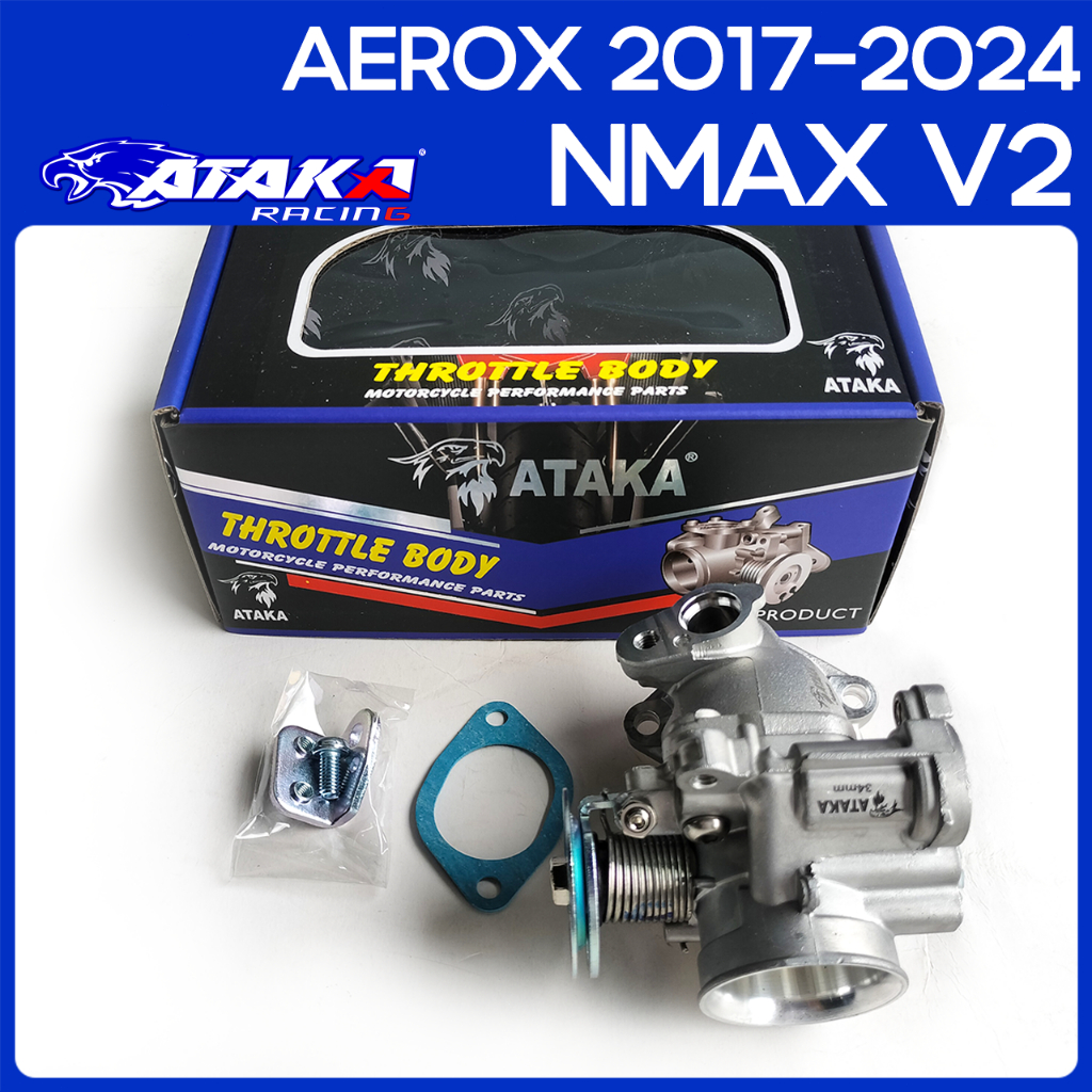 ATAKA ชุดเรือนลิ้นเร่ง ปีกผีเสื้อ AEROX155 NMAX155 2020-2024 NVX155 THROTTLE BODY ตรงรุ่น แท้ศูนย์
