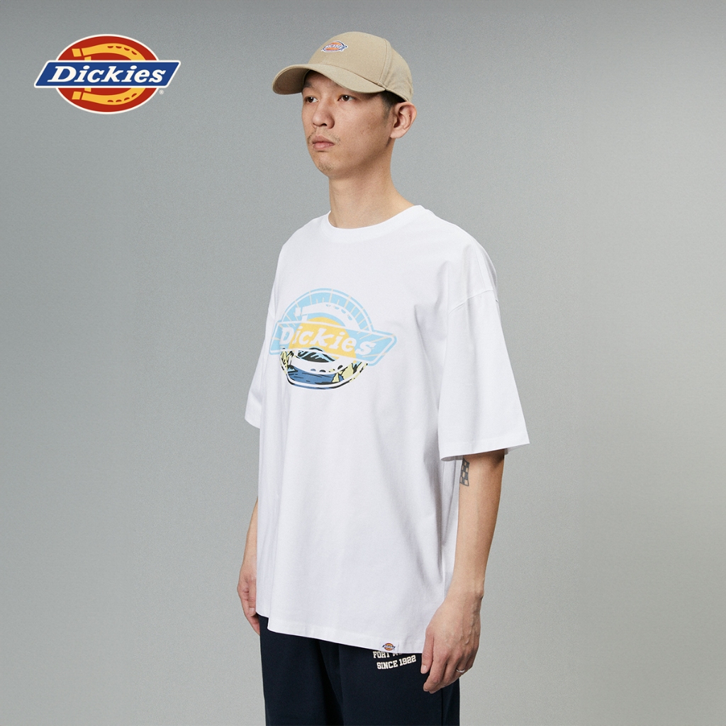 DICKIES MENS TEE SS - DICKIES WHITE เสื้อยืด เสื้อยืดแขนสั้น ผู้ชาย
