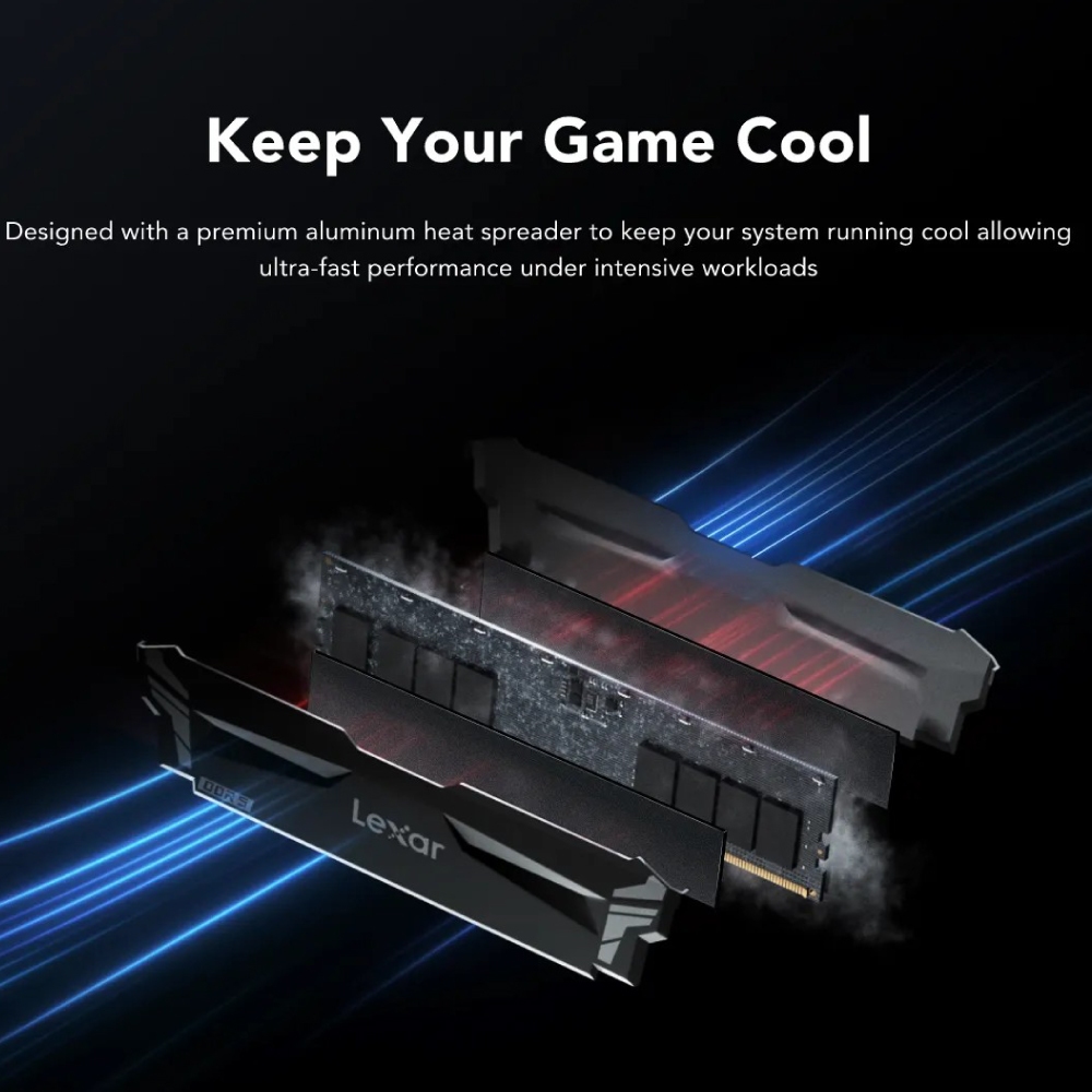 แรมพีซี LEXAR ARES RGB DDR5 7200 DESKTOP MEMORY 16GB KIT (LD5U16G72C34LA-RGD)_6