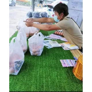 หญ้าเทียมปูพื้นบ้าน ตกแต่งสวน ตกแต่งร้านค้า หญ้าสูง1ซม.(กว้าง1เมตร ยาว1-5 เมตร/ตัดตามสั่ง) หญ้าคุณภาพดี ราคาโรงงาน