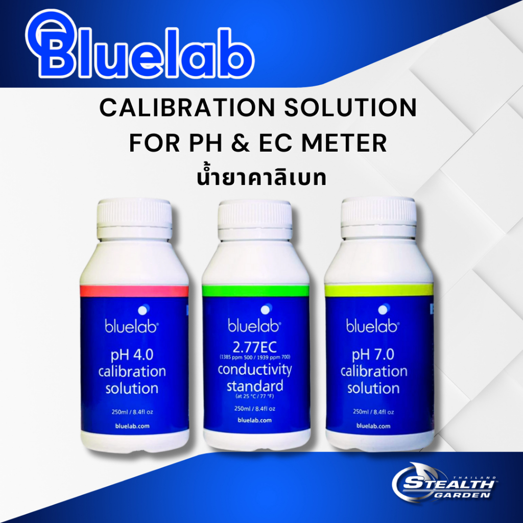 Bluelab CALIBRATION SOLUTION FOR PH & EC METER น้ำยาต่างๆ