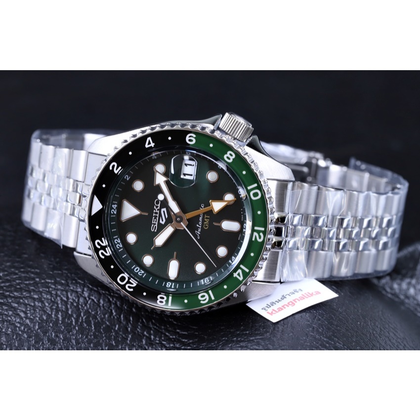 (แถมหมวกSEIKO ) นาฬิกา Seiko 5 Sport GMT Automatic รุ่น SSK035K / SSK035K1