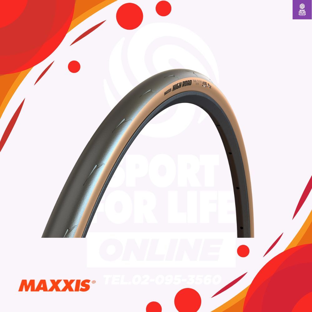 ยางนอกจักรยาน HIGH ROAD 700X28C M228RU FC TLR MO+DKAW 480 D2PLHO+K7O 2L MAXXIS