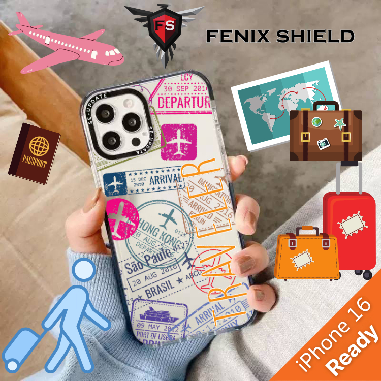 เคส FenixShield Ultra Hybrid [ TRAVELER ] สำหรับ iPhone 16 / 15 / 14 / 13 / 12 / Plus / Pro / Pro Max