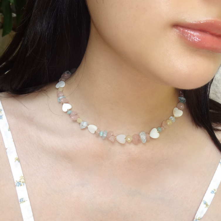 nice try studio – Enchant02 Necklace สร้อยคอหินแท้ #042
