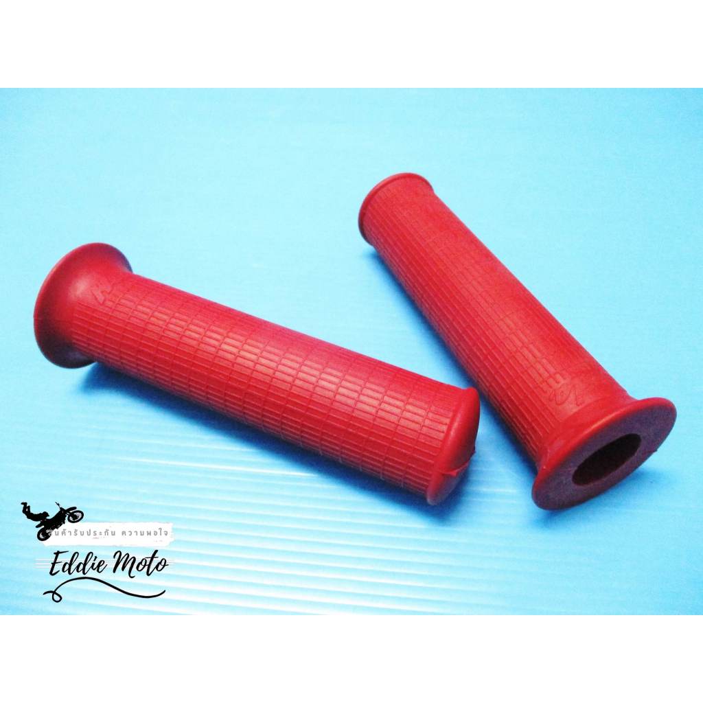 HONDA C72 C77 C92 C95 - GRIP HANDLE "RED" // ปลอกแฮนด์ สีแดง