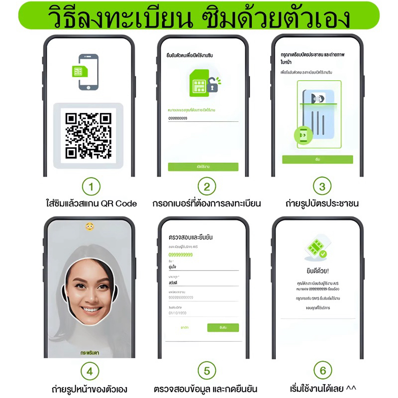ซิมเทพ AIS 6mbps เน็ตไม่อั้นไม่ลดสปีด ไม่จำกัดปริมาณการใช้ นาน 1ปี (สามารถใช้เบอร์เดิมได้) - รูปที่ 4