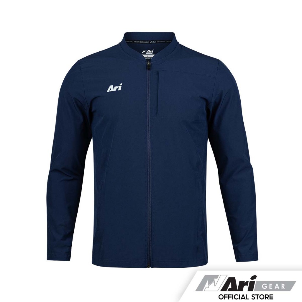 ARI ADEPT LITE JACKET - NAVY/SLIVER/WHITE  เสื้อแจ็กเก็ต อาริ ADEPT LITE สีกรมท่า