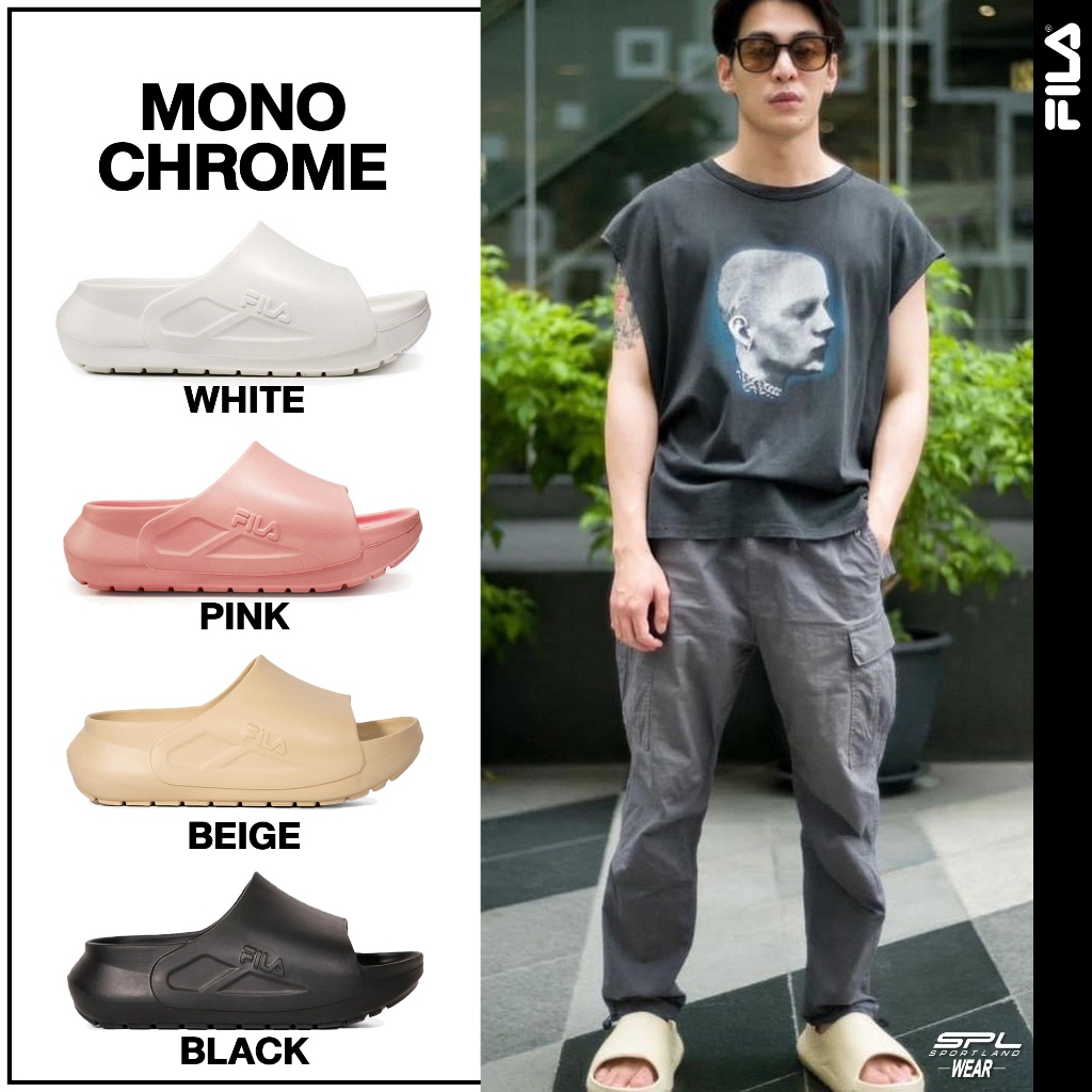 Fila Collection รองเท้าแตะ รองเท้าแฟชั่น UX Monochrome SDCHT230501 (1290)