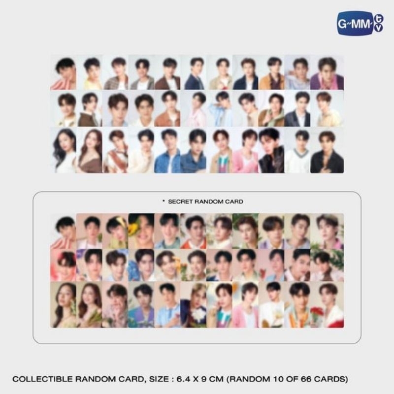 [JAPAN COLLECTION] GMMTV COLLECTIBLE RANDOM CARD GMMTV POP-UP STORE IN JAPAN