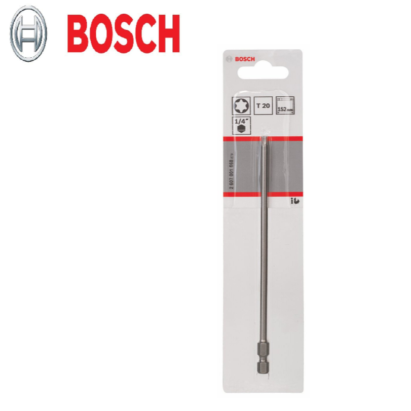 BOSCH ดอกไขควง ( หัวดาว ) T20x152mm. รุ่น 2607001668 ของแท้100%