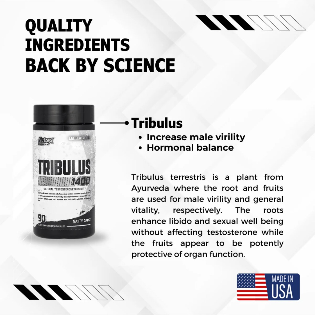 Nutrex Tribulus 1400 (90Capsules) ราคา ถูกที่สุด ดีลบีเคเค แกลเลอรีภาพที่ 5