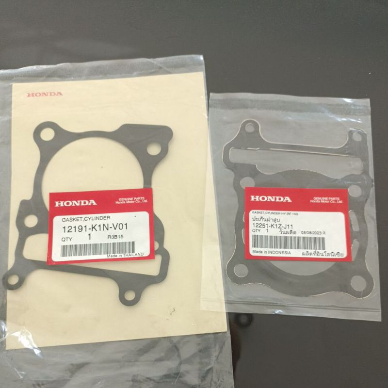 ปะเก็นเสื้อสูบ-ฝาสูบ PCX160/Click160/Lead4V/Giorno/ADV160 แท้ศูนย์