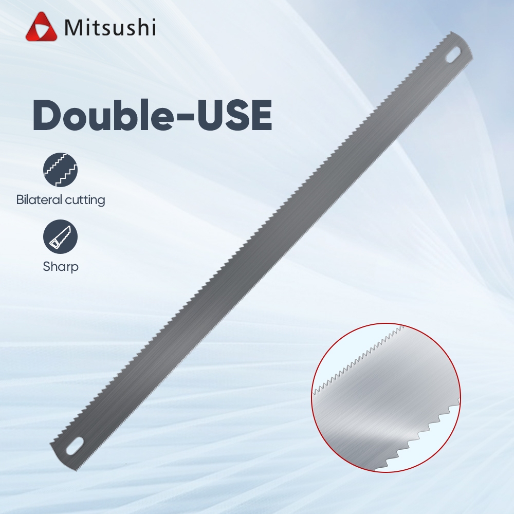 Mitsushi ใบเลื่อยตัดโลหะแบบสองด้าน 1 ชิ้น 31 ซม. ใบเลื่อยตัดโลหะความเร็วสูง